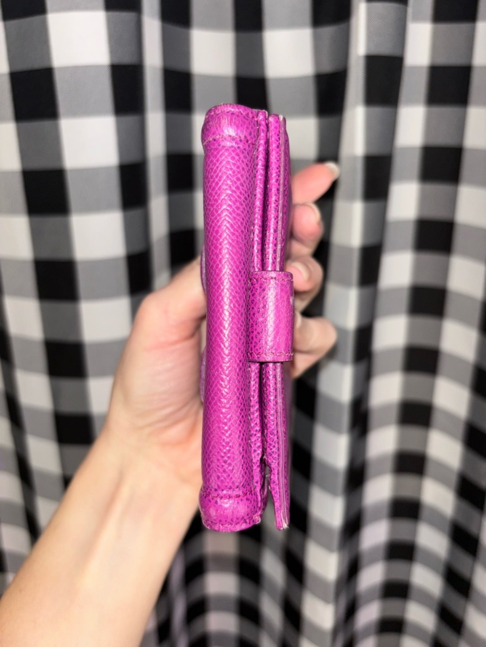 Salvatore Ferragamo Raspberry Pink Vara Bow Wallet EUC - Picture 9 of 10